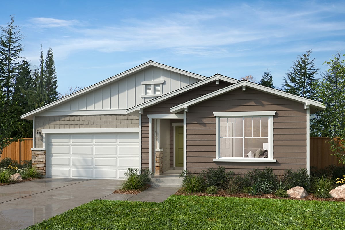 Exterior B with optional masonry