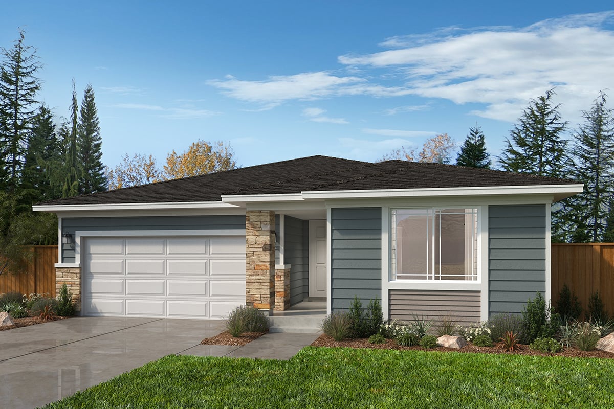 Exterior C with optional masonry