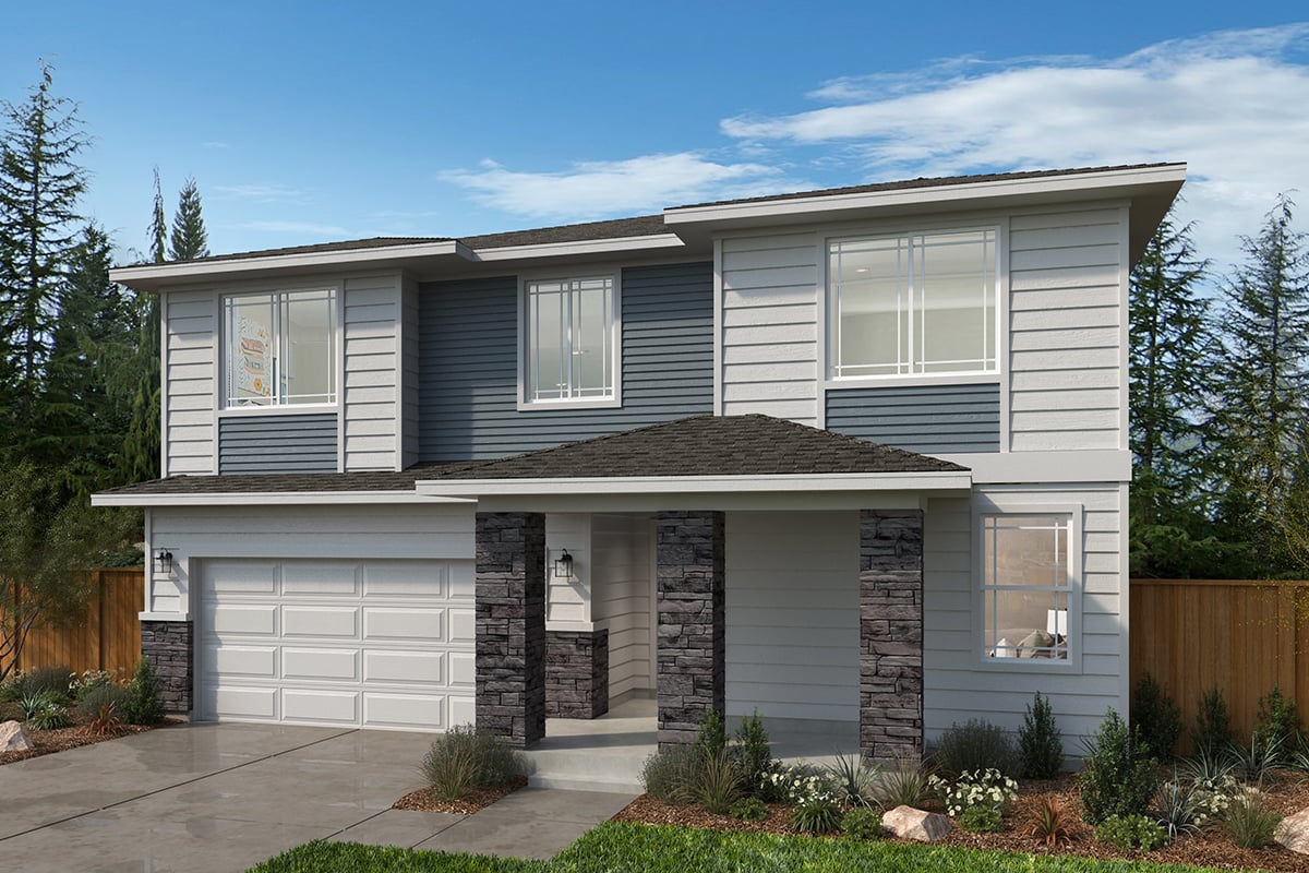 Exterior C with optional masonry