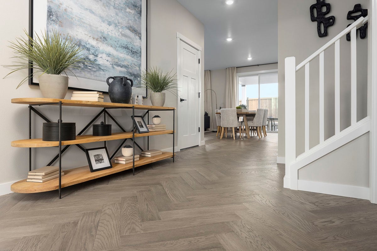 Engineered hardwood flooring