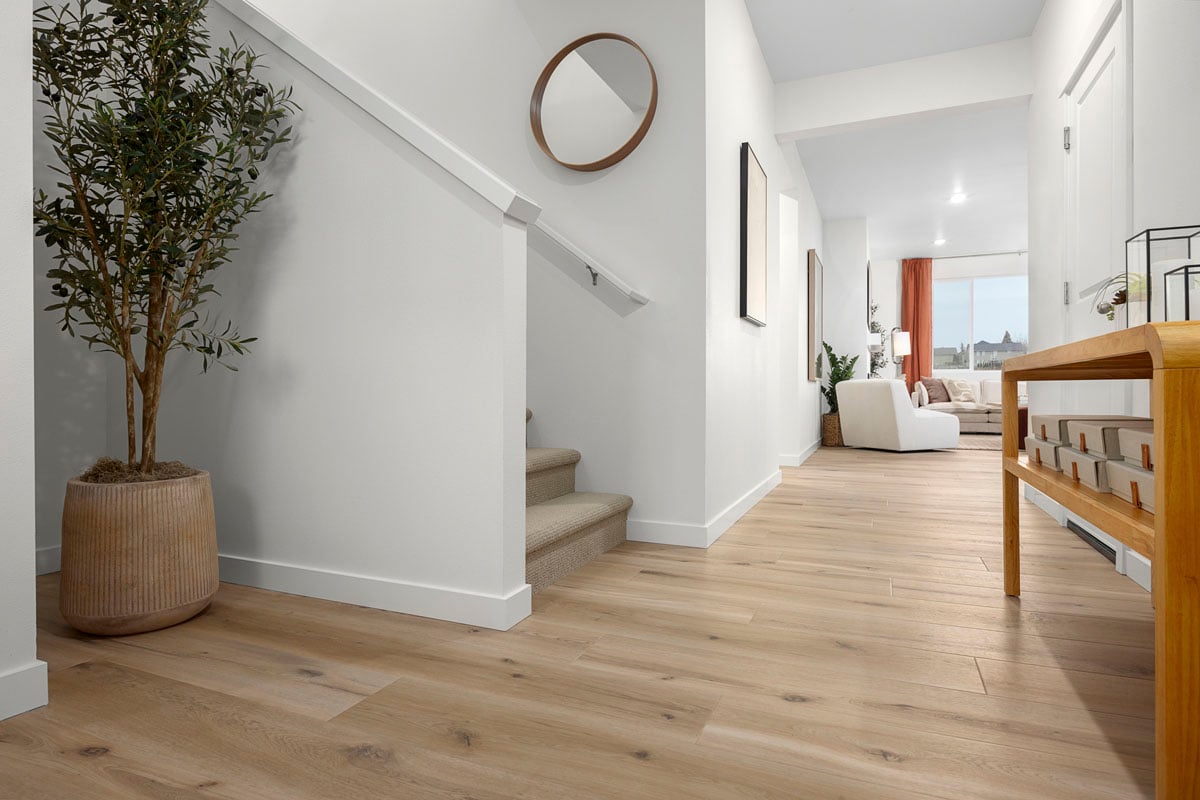Luxury vinyl plank flooring