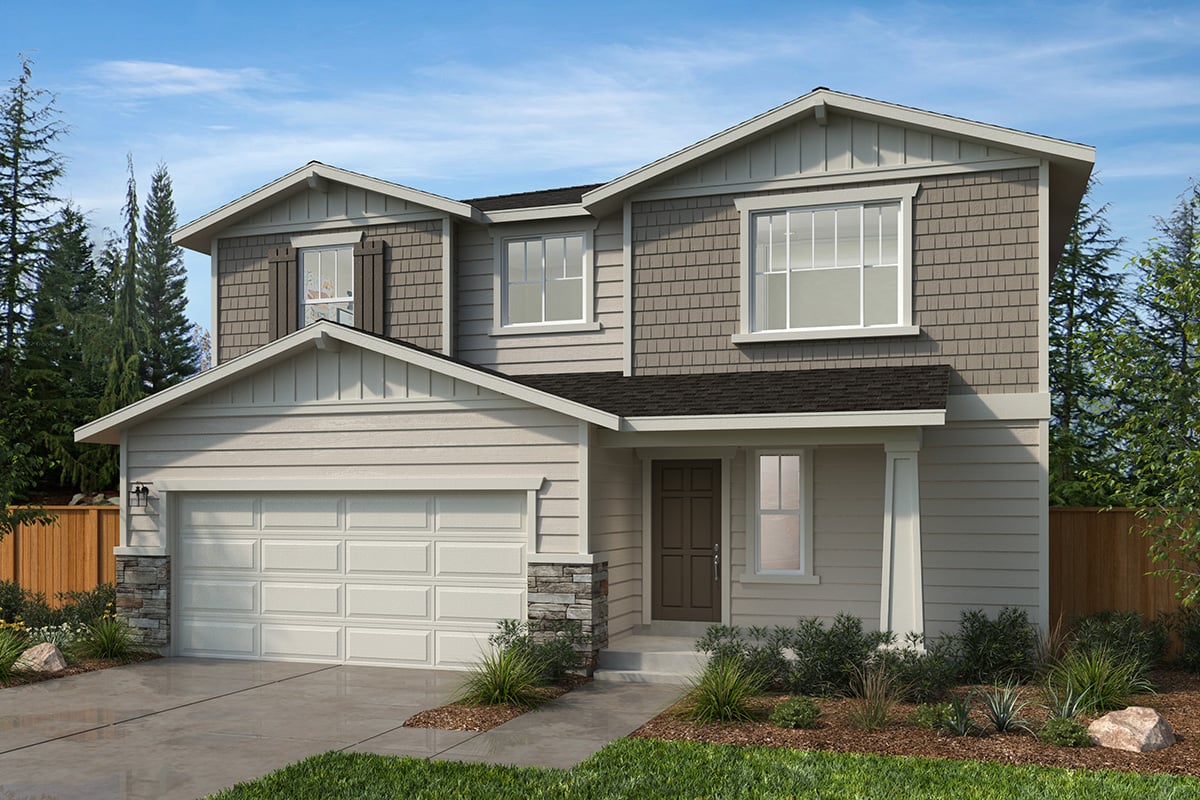 Exterior B with optional masonry